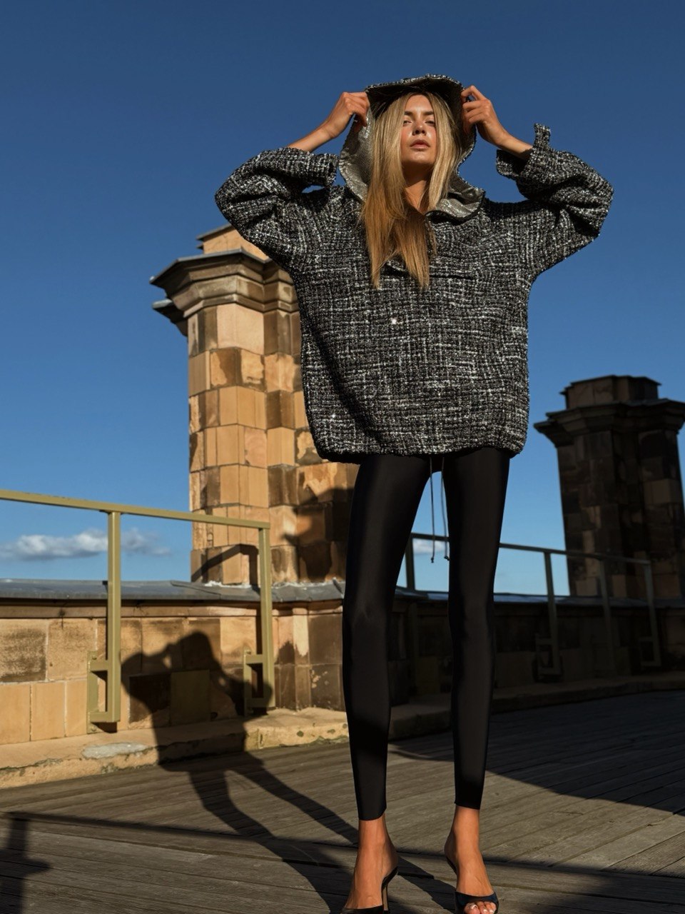 Black classic style leggings